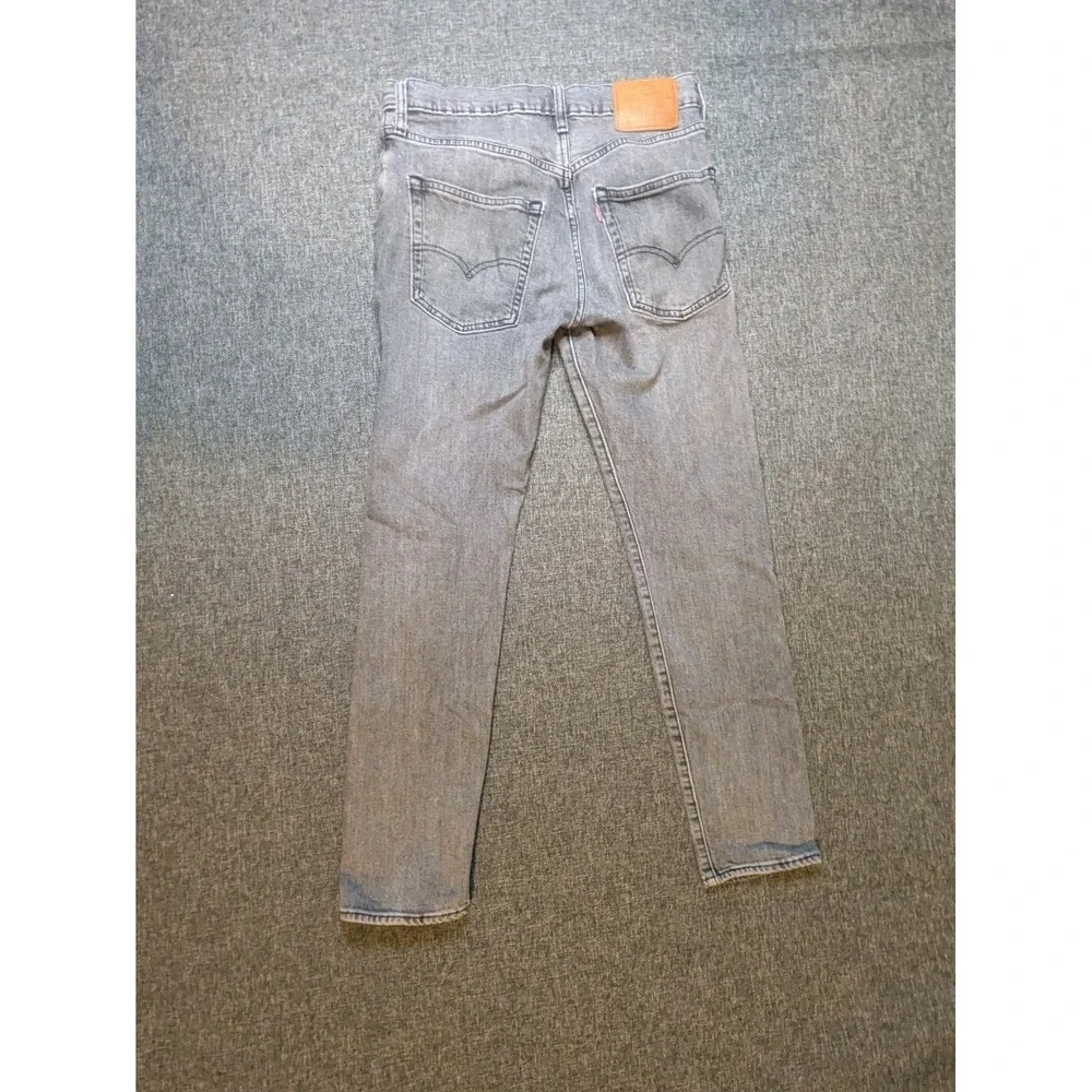 Levi's 512 Premium Big E Jeans Gray Wash‎ Slim Straight Men's 30x30 Pants